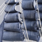 Сувенирная модель корабля «Калева», борта синие с белой полосой, паруса синие, 30×7×32 см - Фото 7