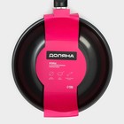 Ковш Доляна Promo, 1.35 л, d=18 см, бакелитовая ручка, антипригарное покрытие, углеродистая сталь, чёрный - Фото 7