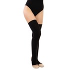 Гетры для гимнастики и танцев Grace Dance №5, длина 70 см, цвет чёрный - Фото 2