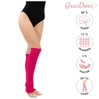 Гетры для гимнастики и танцев Grace Dance №5, длина 50 см, цвет фуксия - фото 299367698
