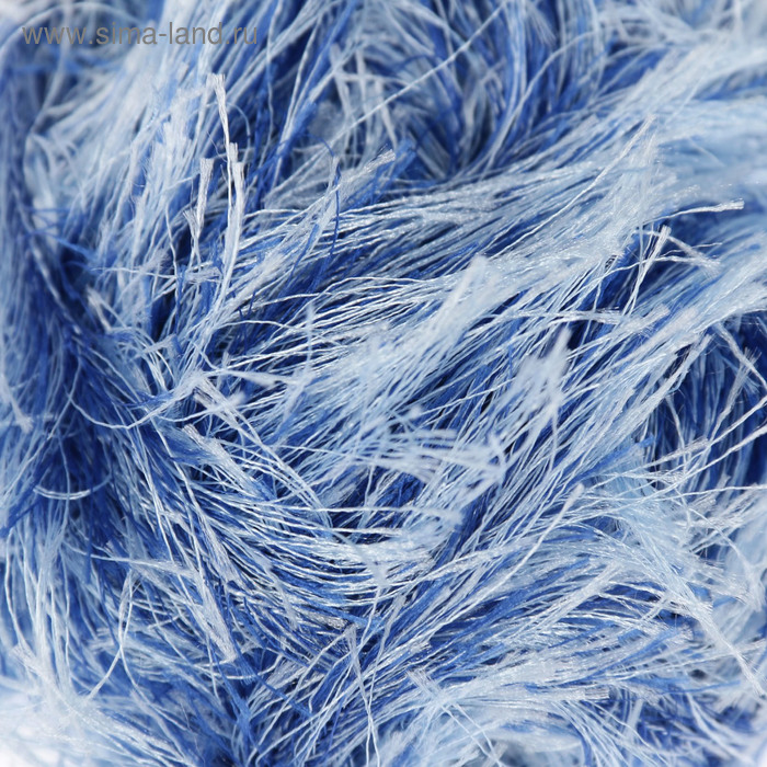 Пряжа "Decofur" 100% полиэстер 110м/100гр (1370 св. голубой) - Фото 1