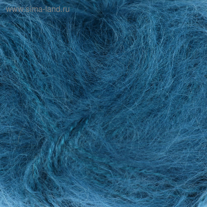 Пряжа "Mohair classic" 25% мохер, 24% шерсть, 51% акрил 200м/100гр (646 т. бирюзов.) - Фото 1