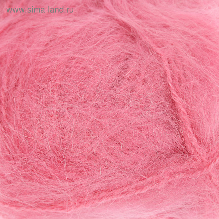 Пряжа "Mohair classic" 25% мохер, 24% шерсть, 51% акрил 200м/100гр (170 т. розов.) - Фото 1