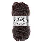 Пряжа "Superlana Maxi" 75% акрил, 25% шерсть 100м/100гр (810 т. коричневый) - Фото 2