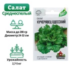 Семена Салат "Кучерявец Одесский" хрустящий, ц/п, 0,5 г серия ХИТ х3 - Фото 1