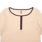 Комплект женский (джемпер, брюки) WK31617 цвет бежевый, рост 158-164, р-р 46 - Фото 3