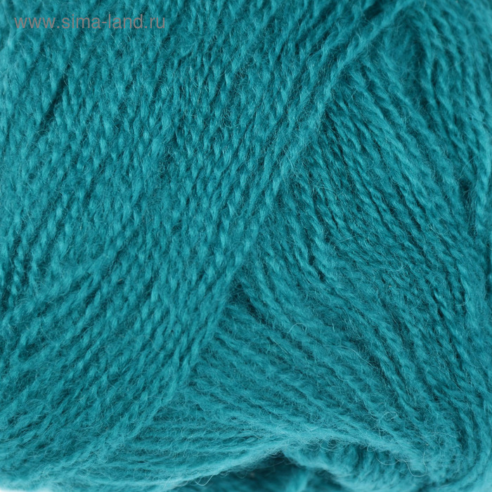 Пряжа "Angora real 40" 60% акрил, 40% шерсть 480м/100гр (640 павлинов. зелень) - Фото 1