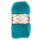 Пряжа "Angora real 40" 60% акрил, 40% шерсть 480м/100гр (640 павлинов. зелень) - Фото 2