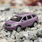 Машина металлическая Buick Enclave, масштаб 1:43, открываются двери, инерция, сереб. - Фото 1