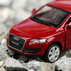 Машина металлическая Audi Q7, масштаб 1:43, открываются двери, инерция, красная - Фото 4