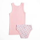 Комплект для девочки (майка,трусы), рост 122-128 см, цвет розовый CAK 3435 - Фото 9