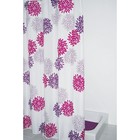 Штора для ванной комнаты Sandra, цвет фиолетовый 180х200 см - фото 301733363