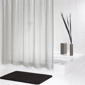 Штора для ванной комнаты Silk полупрозрачная 180х200 см