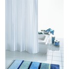 Штора для ванной комнаты Satin, цвет белый 180х200 см - фото 294549006