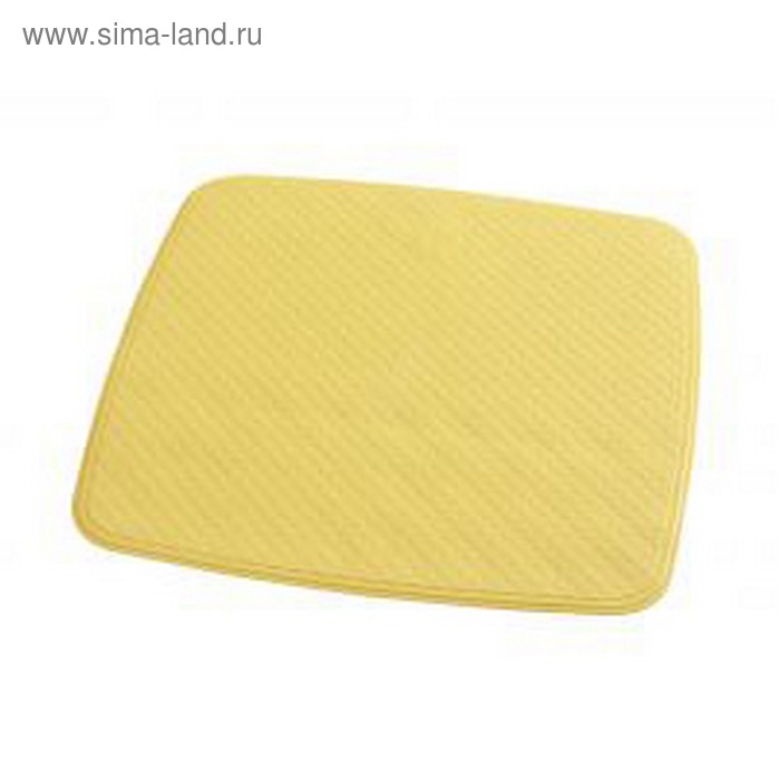 SPA-коврик противоскользящий 54х54 см Capri, цвет желтый - Фото 1