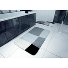Коврик для ванной комнаты Pisa, цвет серый 70х120 см - Фото 2