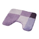 Коврик для ванной комнаты Pisa, цвет фиолетовый 50х50 см - фото 294549127