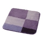 Коврик для ванной комнаты Pisa, цвет фиолетовый 55х50 см - фото 294549129