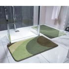 Коврик для ванной комнаты Tokio, цвет зеленый 60х90 см - Фото 2