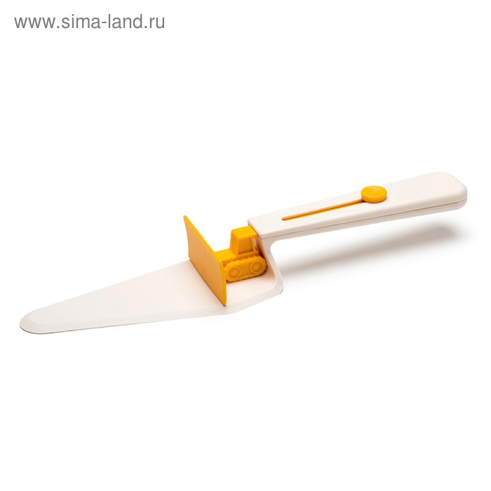 Лопатка для торта cakedozer желтая - Фото 1