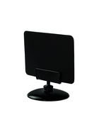 Ценникодержатель на круглой подставке, пластик, 5×5×3.5 см, цвет чёрный - Фото 3