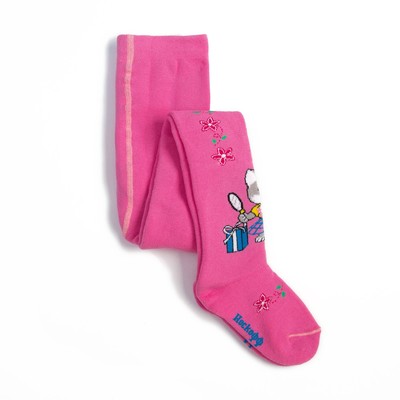 Колготки детские махровые, цвет розовый, рост 98-104 см