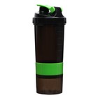 Шейкер «Мастер К» CrossFit Plus спортивный для коктейлей и протеина, 500 мл, 26.5×11 см - Фото 2