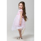 Нарядное платье для девочки, рост 110 (60) см, цвет розовый - Фото 4