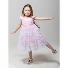 Нарядное платье для девочки, рост 116 (60) см, цвет розовый - Фото 8
