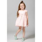 Нарядное платье для девочки, рост 104 (56) см, цвет розовый 8136 - Фото 2