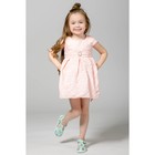 Нарядное платье для девочки, рост 104 (56) см, цвет розовый 8136 - Фото 3