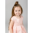 Нарядное платье для девочки, рост 104 (56) см, цвет розовый 8136 - Фото 5
