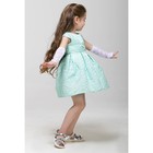 Нарядное платье для девочки, рост 116 (60) см, цвет ментол 8136 - Фото 3