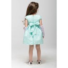 Нарядное платье для девочки, рост 128 (64) см, цвет ментол - Фото 4
