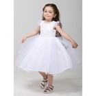 Нарядное платье для девочки, рост 104 (56) см, цвет белый 8137 - Фото 1