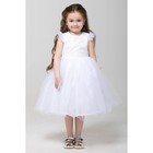 Нарядное платье для девочки, рост 104 (56) см, цвет белый 8137 - Фото 2