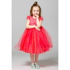 Нарядное платье для девочки, рост 104 (56) см, цвет розовый 8137 - Фото 1