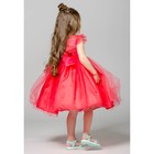 Нарядное платье для девочки, рост 104 (56) см, цвет розовый 8137 - Фото 2