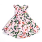 Нарядное платье для девочки, рост 98 (56) см, цвет розовый - Фото 6