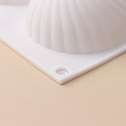 Форма для муссовых десертов и выпечки KONFINETTA «Купол», силикон, 30×17.5×4 см, 6 ячеек (d=7.5 см), белая - Фото 4