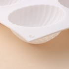 Форма для муссовых десертов и выпечки KONFINETTA «Купол», силикон, 30×17.5×4 см, 6 ячеек (d=7.5 см), белая - Фото 5