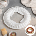 Форма силиконовая для муссовых десертов и выпечки Доляна «Начинка. Рулет», 23,5×3,5 см, цвет белый - Фото 1