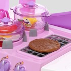 Игровой набор «Лучшая кухня» с аксессуарами, свет, звук, бежит вода из крана, 33 предмета - фото 4584011