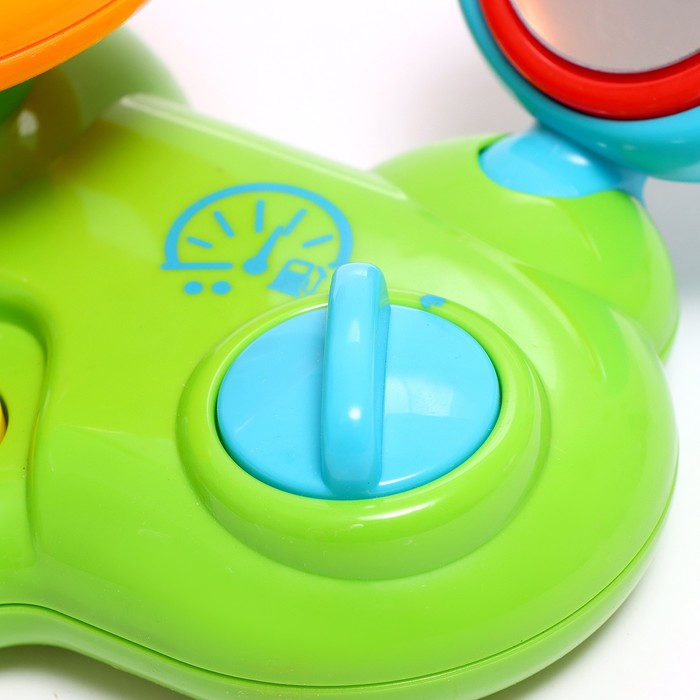 Руль музыкальный развивающий «Вперёд!», световой и звуковой эффект, МИКС 42727