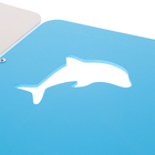Ширма декоративная «Дельфины», цвет серый, голубой, белый, размер 150 × 80 - Фото 2