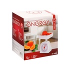 Весы кухонные ENERGY EN-406МК, механические, до 5 кг, белые - фото 9536777