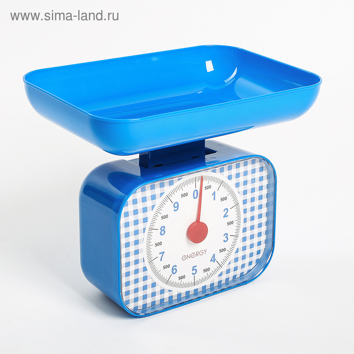 Весы кухонные ENERGY EN-410МК, механические, до 10 кг, синие - Фото 1