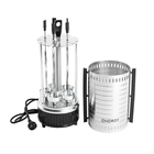 Электрошашлычница ENERGY НЕВА-1, 1000 Вт, 5 шампуров, серебристая - Фото 3