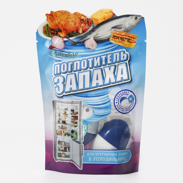 Поглотитель запаха для холодильников Greenfield 2 шт. в пакете - Фото 1