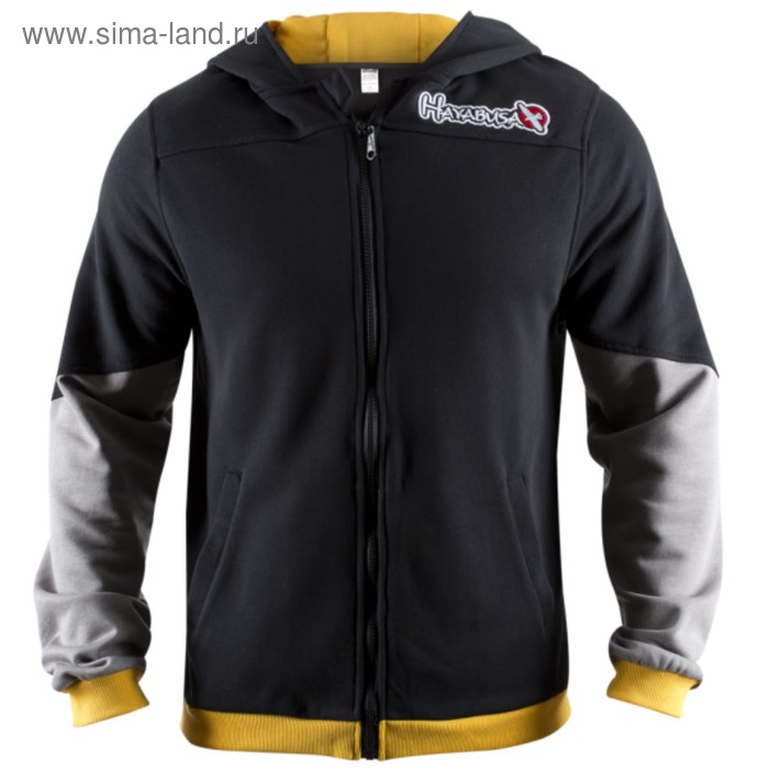 Олимпийка Hayabusa Wingback Hoodie Black/Grey/Yellow L - Фото 1